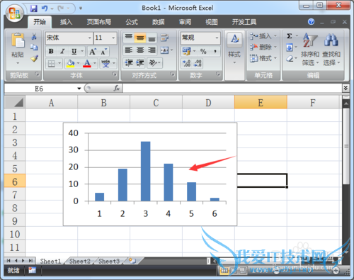 Excel中如何制作柱形图