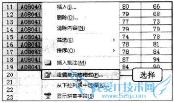 Excel2010中如何锁定部分单元格