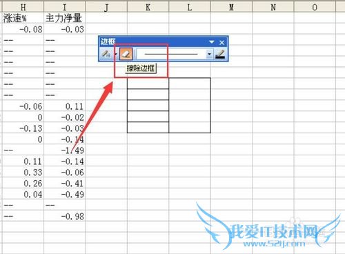 excel 边框设置显示或者不显示