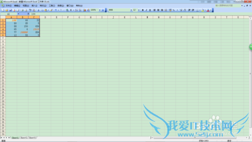 excel工作表按列凸显最大值