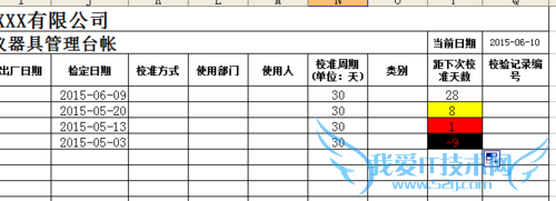 excel中简单有效地设置到期提醒功能.