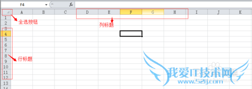 excel表格窗口由什么组成