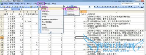 怎样用excel的筛选功能分析学生作业?