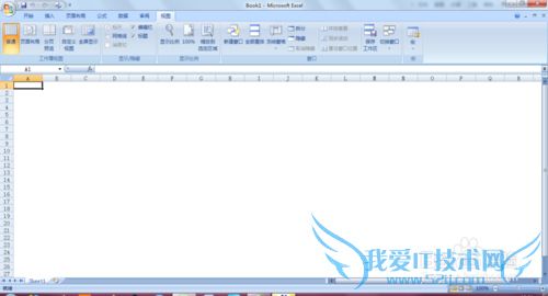 excel表格中的网格线如何清除?
