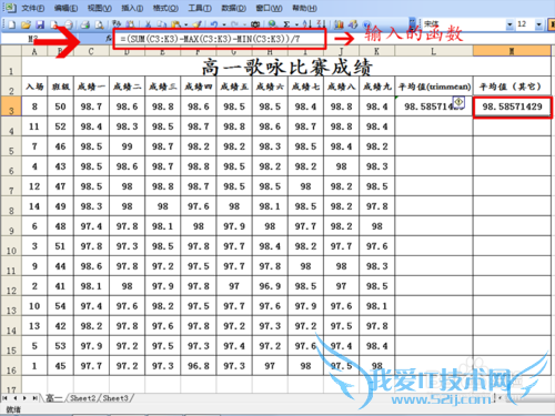 excel2003中trimmean函数的应用