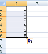 excel2007单元格数据的快速填充