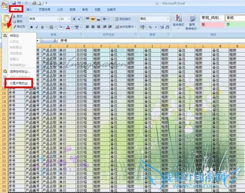 EXCEL中如何打印背景图片