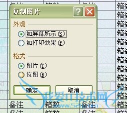 EXCEL中如何打印背景图片