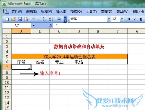 怎样使用Excel中的自动填充和数据修改?