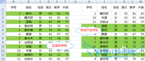 怎样避免Excel各行间隔填色在排序后混乱