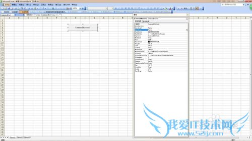 重命名excel中控件的名字