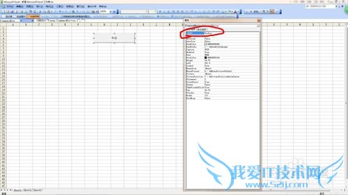 重命名excel中控件的名字