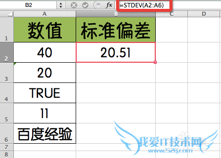 Excel⣺[195]STDEV÷