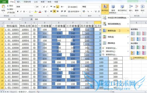 通过数据条直观查看EXCEL数据
