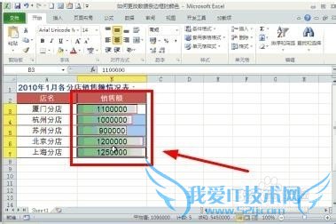 如何更改excel数据条边框的颜色