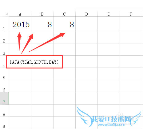 excel如何显示某年某月某日是星期几?