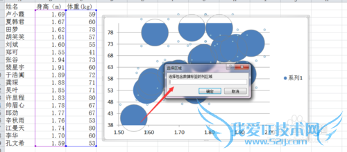 怎么为Excel散点图添加文本数据标签