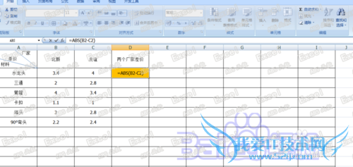 办公必学Excel35种常用函数之一-----ABS函数