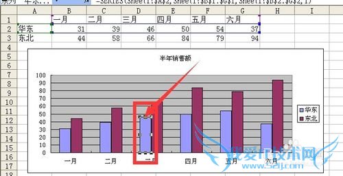 excel快速中选中单个、全部数据系列的方法