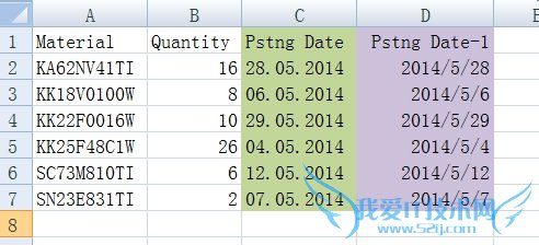 EXCEL时间日期函数应用解析之日期函数