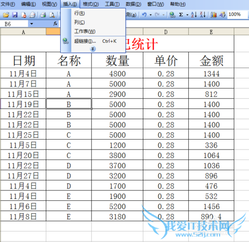 excel中快速求和的方法!