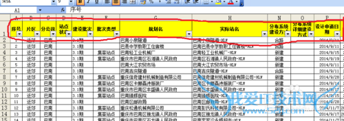 EXCEL自动筛选和行列快速转换