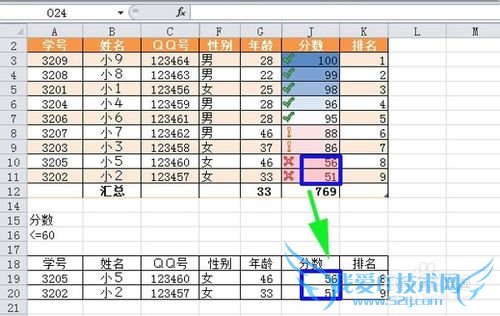 Excel 2010怎样高级筛选功能数据复制到新位置