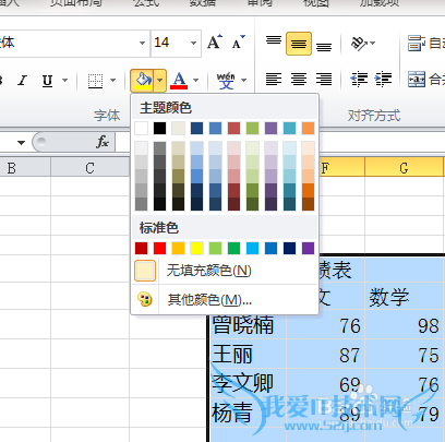 excel之字体及边框的设置