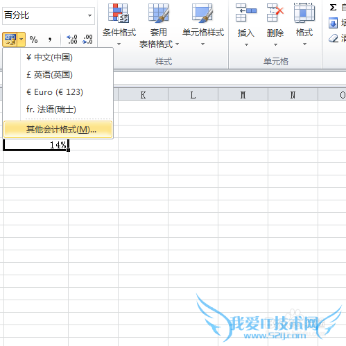 excel之数字预定义