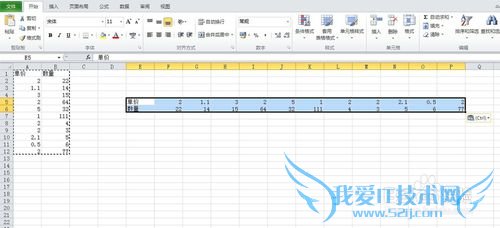 excel数据怎么竖排变横排