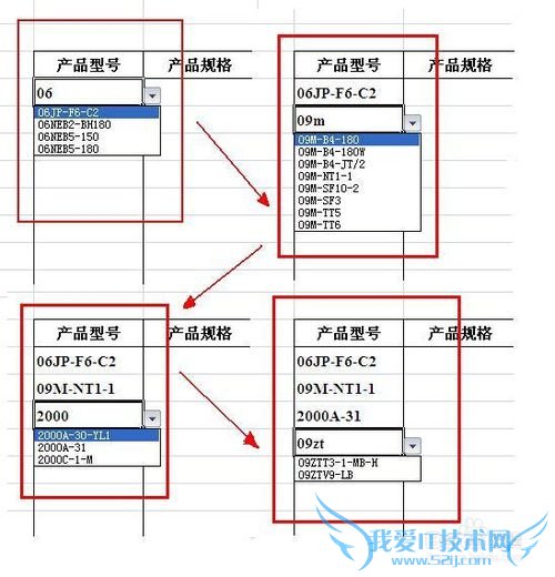 创建Excel自适应下拉菜单
