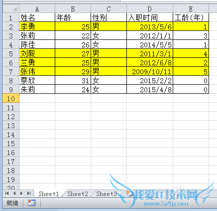Excel按条件填充颜色