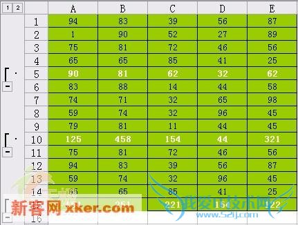 隐藏指定Excel行不让它们被打印出来