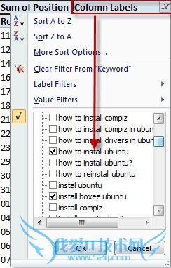怎样设置Excel中的关键字seo排名