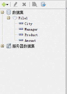 web报表展示工具中如何定义Excel数据集