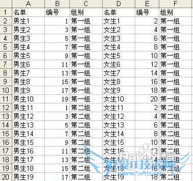 Excel中应用“排序”将顺序打乱