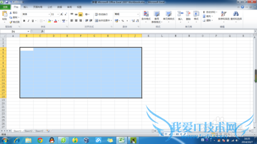 Excel表格如何出现线框