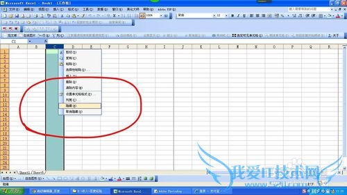 excel中如何批量隐藏及取消隐藏单元格