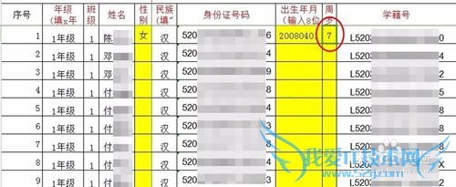 根据身份证号码自动填性别、生日、年龄