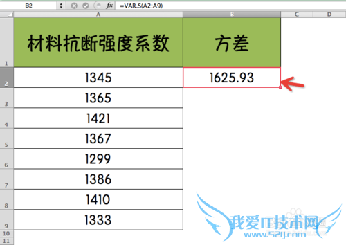 Excel⣺[206]VAR.S÷