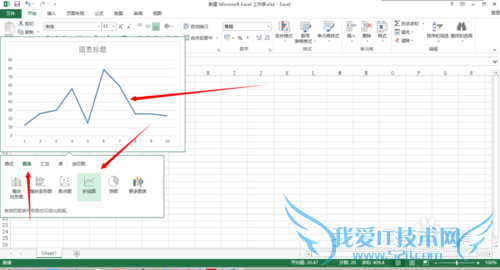 如何使用EXCEL简单生产折线图