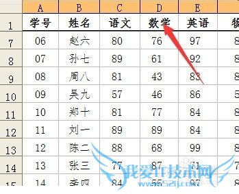 Excel 2003 冻结窗口(窗格)的使用