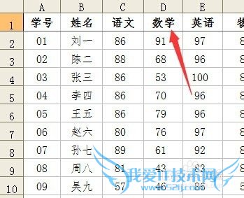 Excel 2003 冻结窗口(窗格)的使用