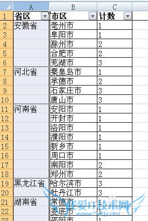 EXCEL合并单元格拆分