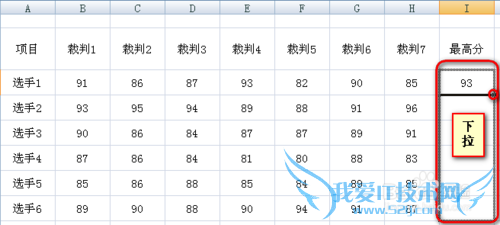 怎样用excel做扣除最高分与最低分的计分排名表