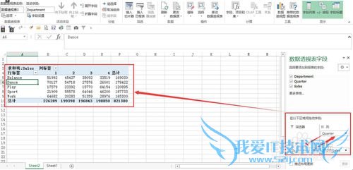 excel 2013创建数据透视表