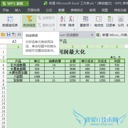 ÔõÑùÔÚexcelÖÐÌí¼Óɸѡ¹¦ÄÜ