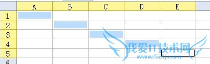 Excel怎样在多个不连续的单元格中同时输入数据
