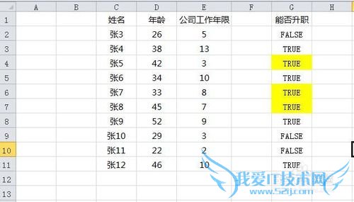 Excel中OR函数的使用