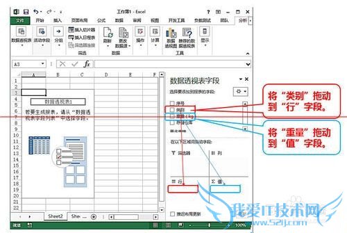 EXCEL怎么制作数据透视表对数据进行分类统计?